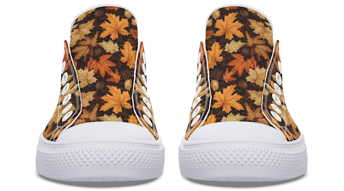 Autumn Leaves Low Tops (Wide)