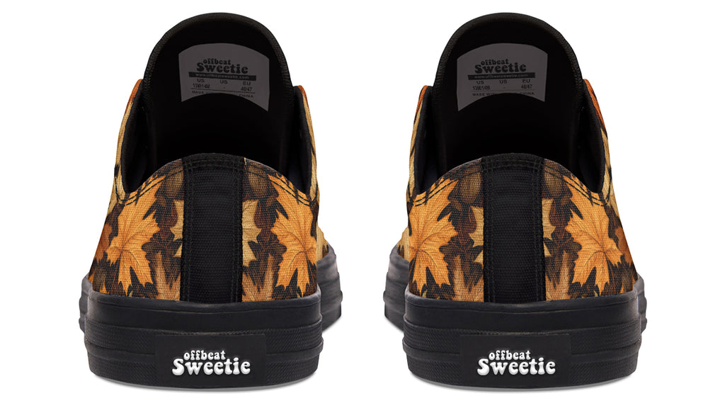 Autumn Leaves Low Tops (Wide)