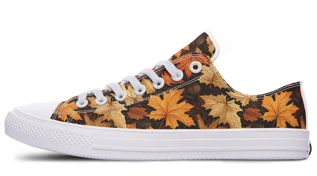 Autumn Leaves Low Tops (Wide)