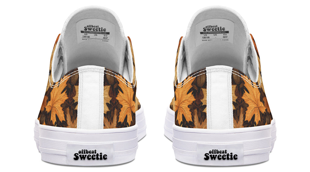Autumn Leaves Low Tops (Wide)