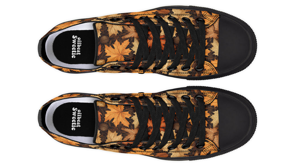 Autumn Leaves Low Tops (Wide)
