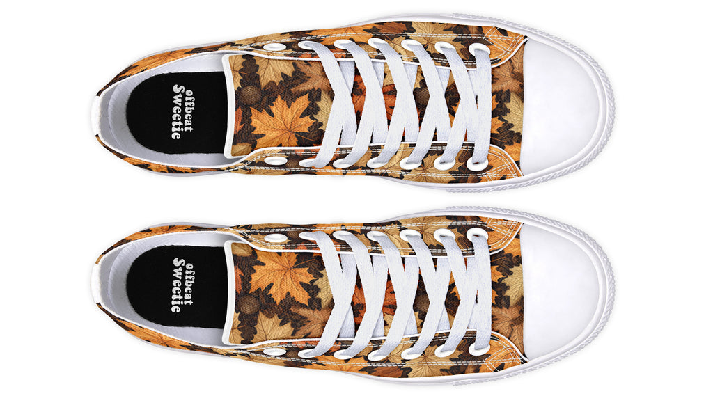 Autumn Leaves Low Tops (Wide)