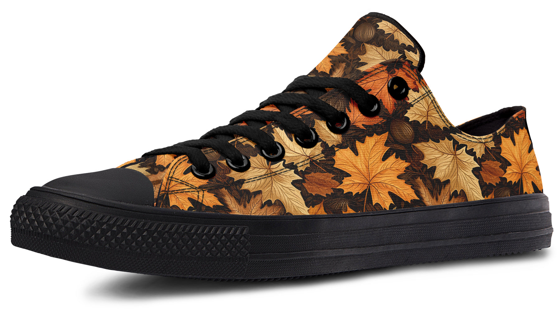 Autumn Leaves Low Tops - Offbeat Sweetie