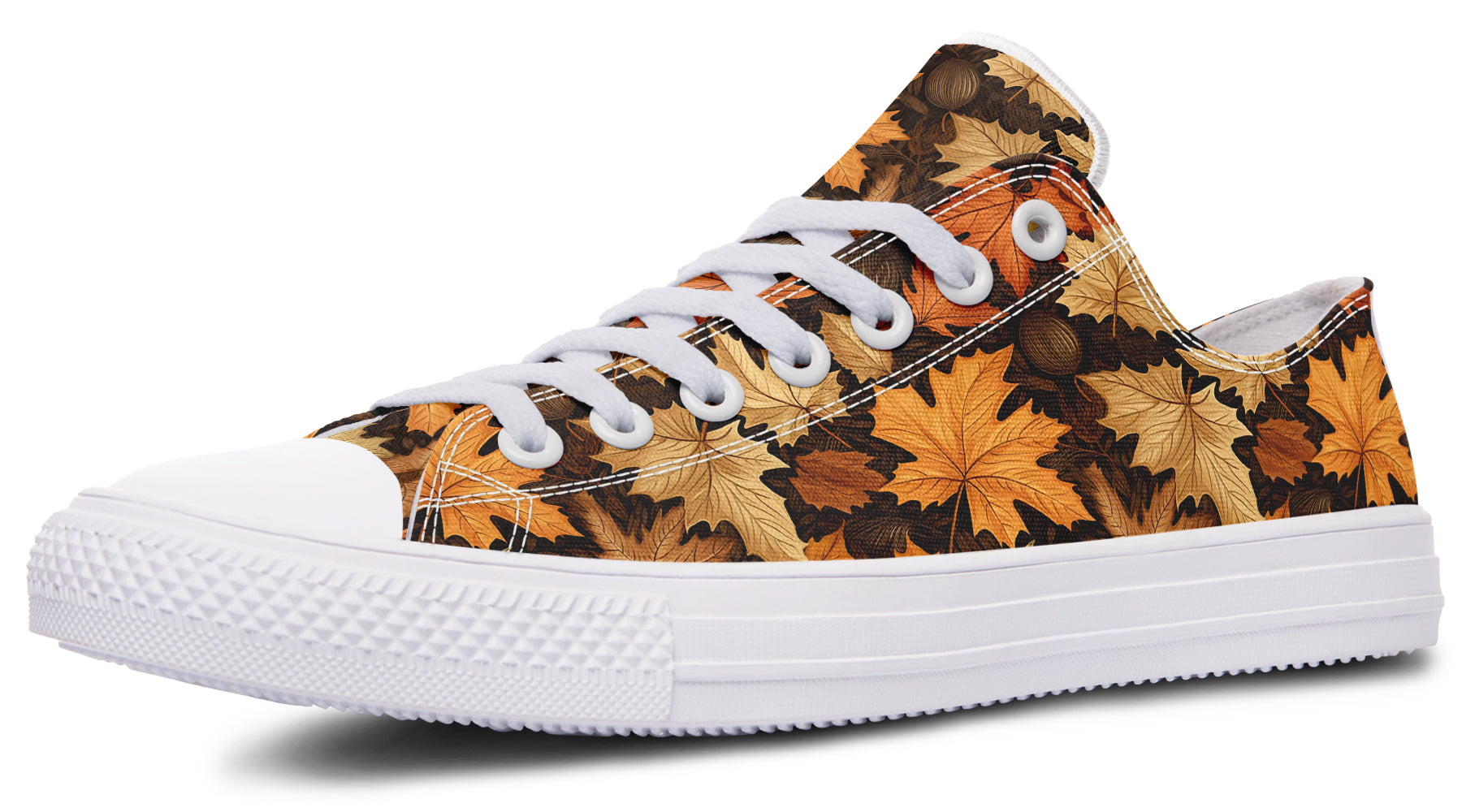Autumn Leaves Low Tops - Offbeat Sweetie
