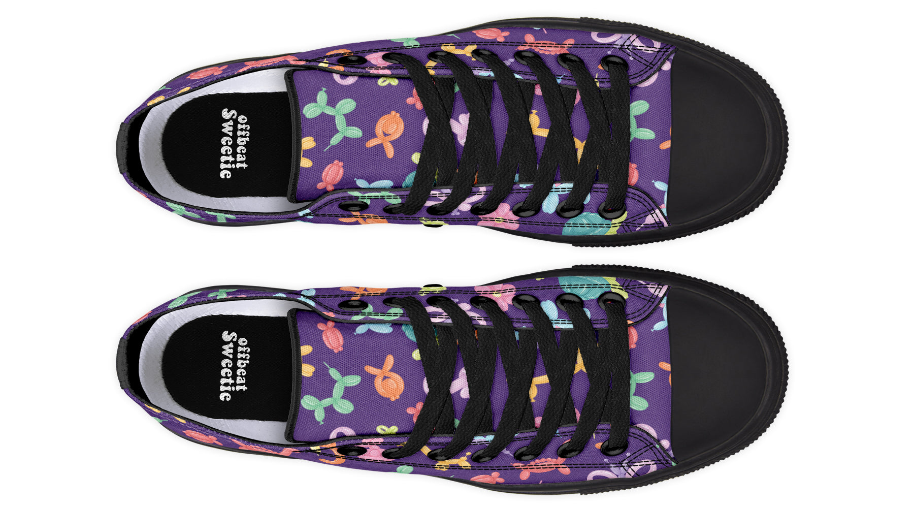 Balloon Animals Low Tops - Offbeat Sweetie