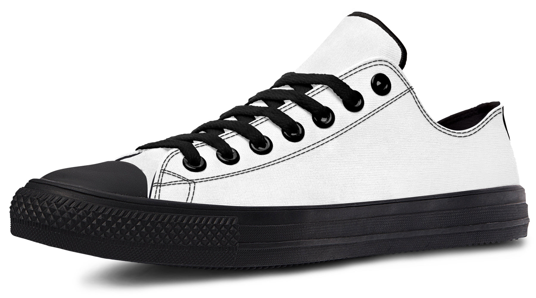Black and White Mismatch Low Tops