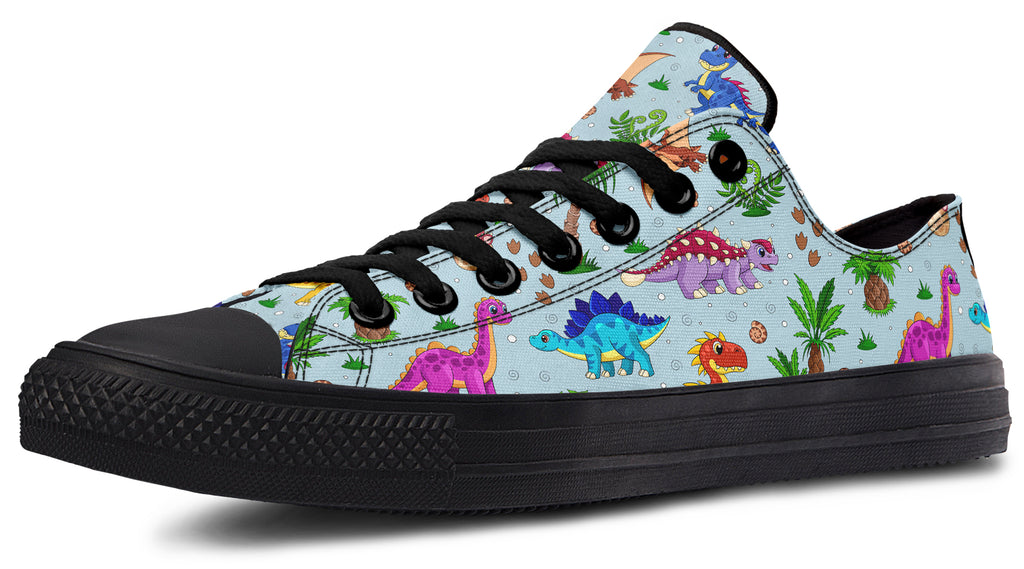Blue Baby Dinos Low Tops - Offbeat Sweetie