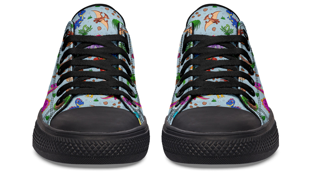 Blue Baby Dinos Low Tops - Offbeat Sweetie
