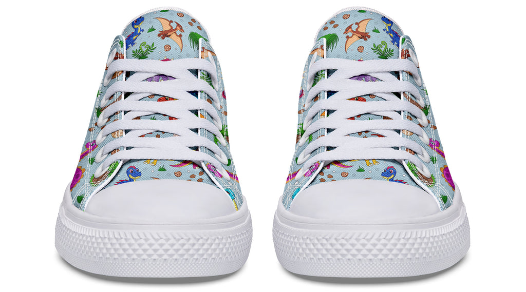Blue Baby Dinos Low Tops - Offbeat Sweetie