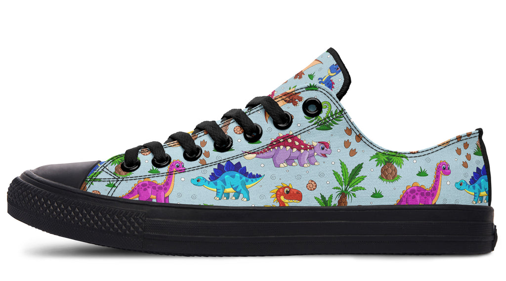 Blue Baby Dinos Low Tops - Offbeat Sweetie