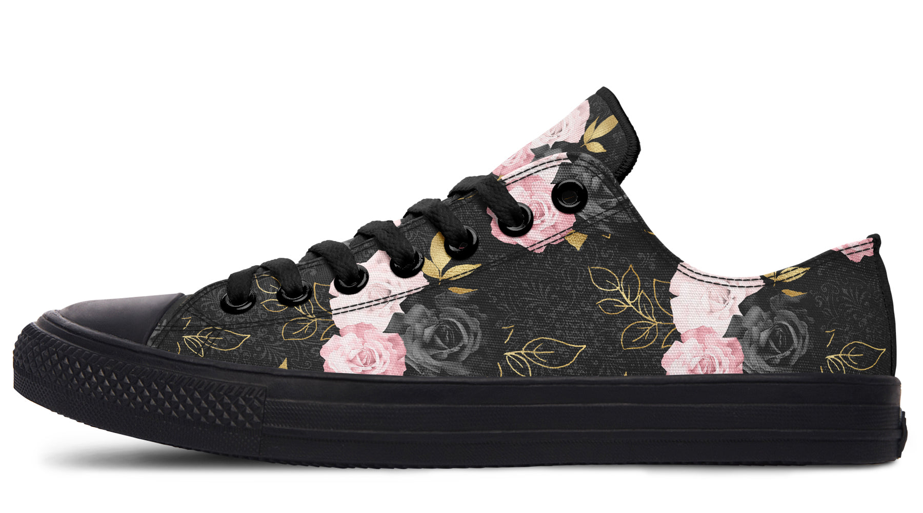 Blush Roses Low Tops (Wide)