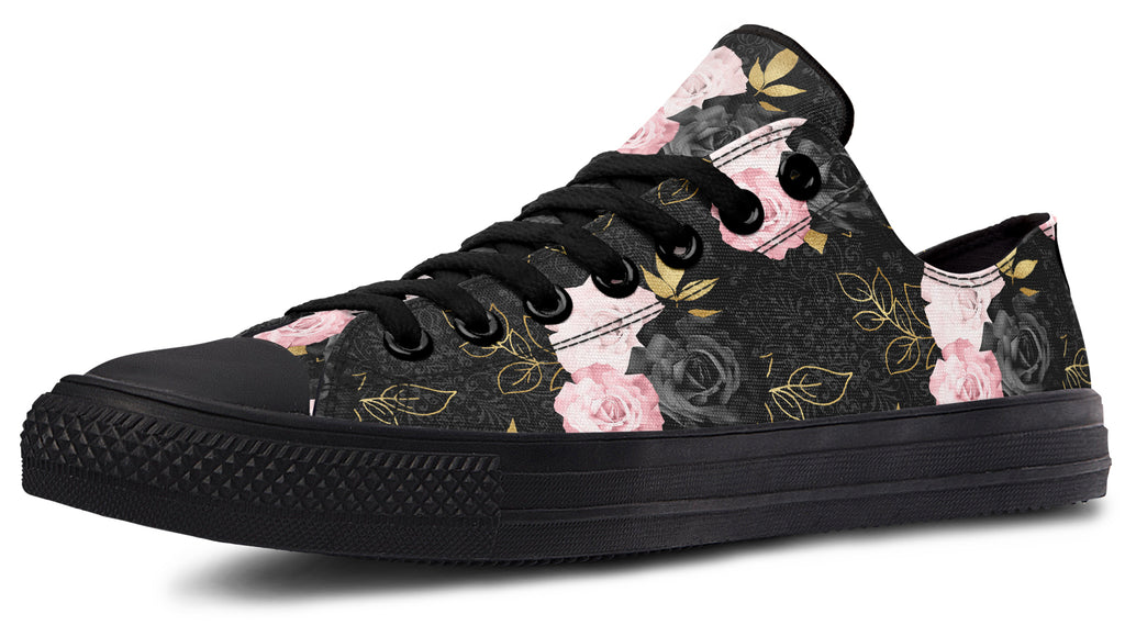 Blush Roses Low Tops - Offbeat Sweetie