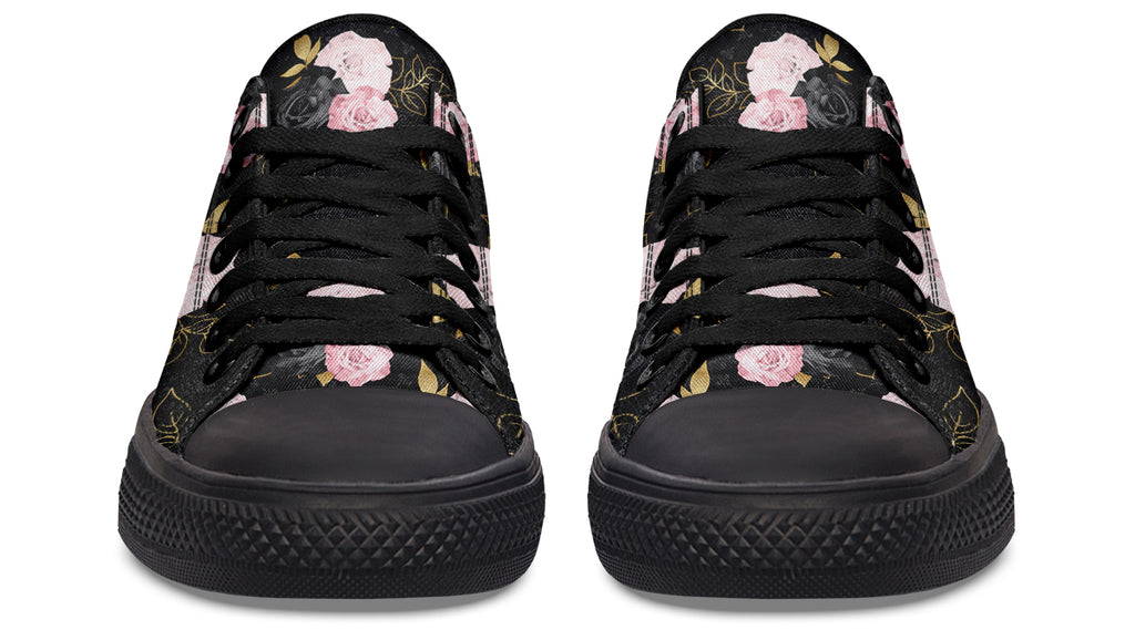 Blush Roses Low Tops - Offbeat Sweetie