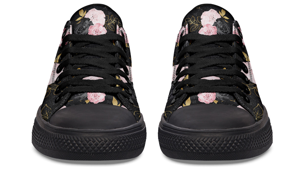 Blush Roses Low Tops - Offbeat Sweetie