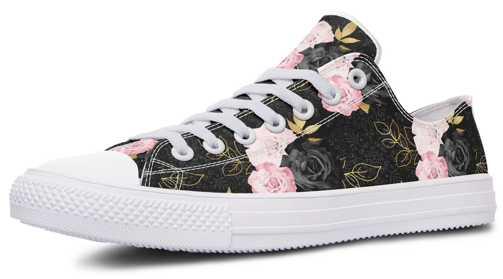 Blush Roses Low Tops - Offbeat Sweetie