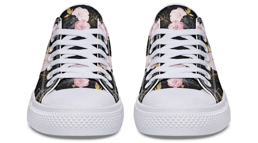 Blush Roses Low Tops - Offbeat Sweetie