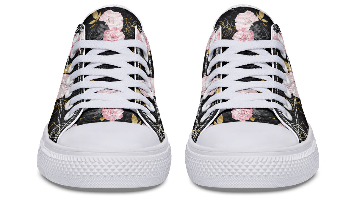 Blush Roses Low Tops - Offbeat Sweetie