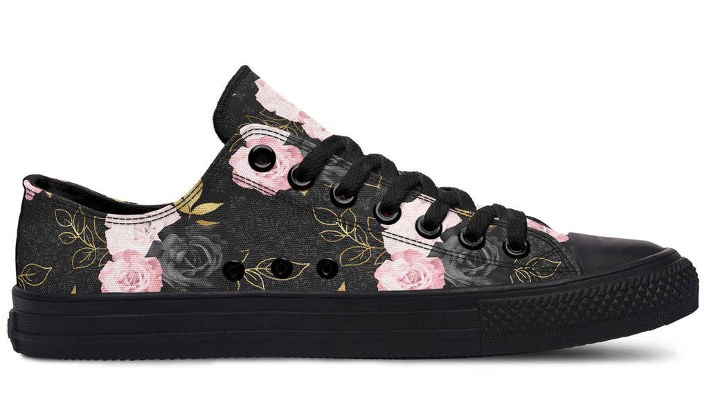 Blush Roses Low Tops - Offbeat Sweetie