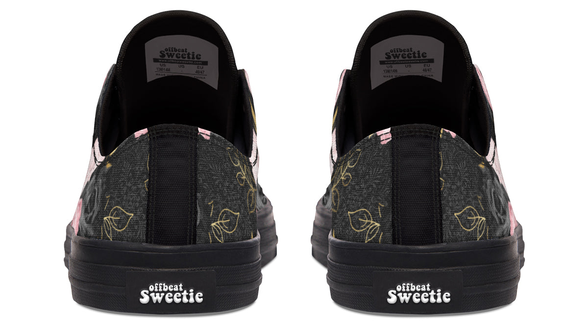 Blush Roses Low Tops - Offbeat Sweetie