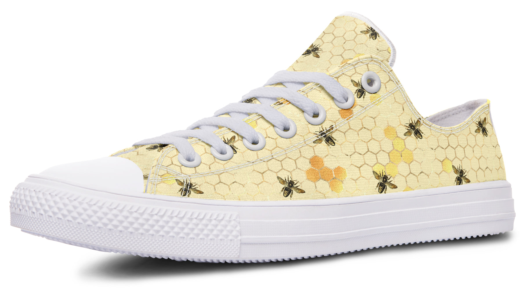 Busy Bees Low Tops - Offbeat Sweetie