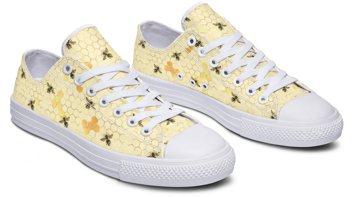 Busy Bees Low Tops - Offbeat Sweetie
