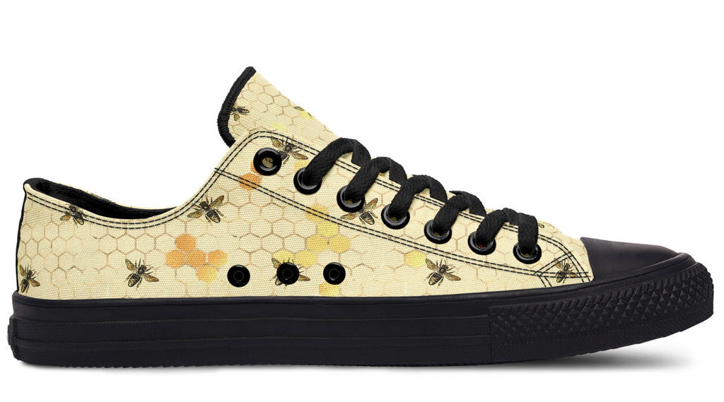Busy Bees Low Tops - Offbeat Sweetie