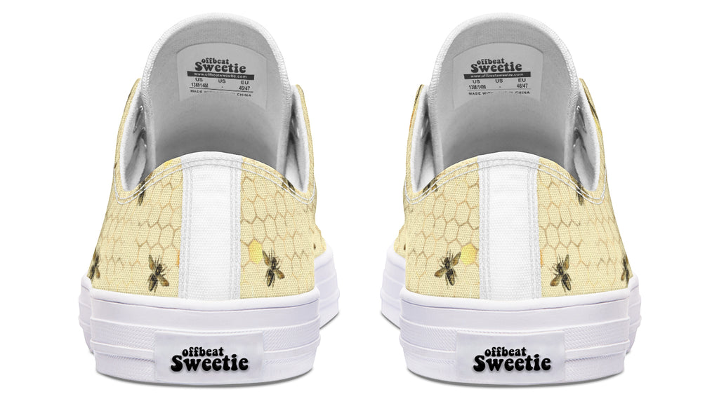 Busy Bees Low Tops - Offbeat Sweetie