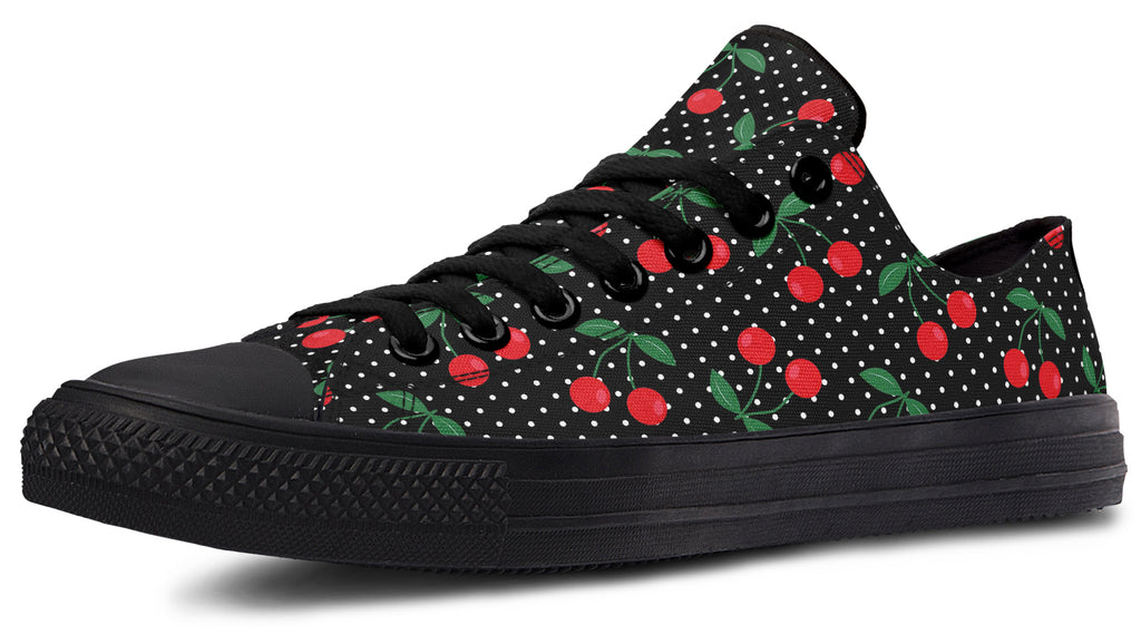 Cherries Low Tops (Wide)