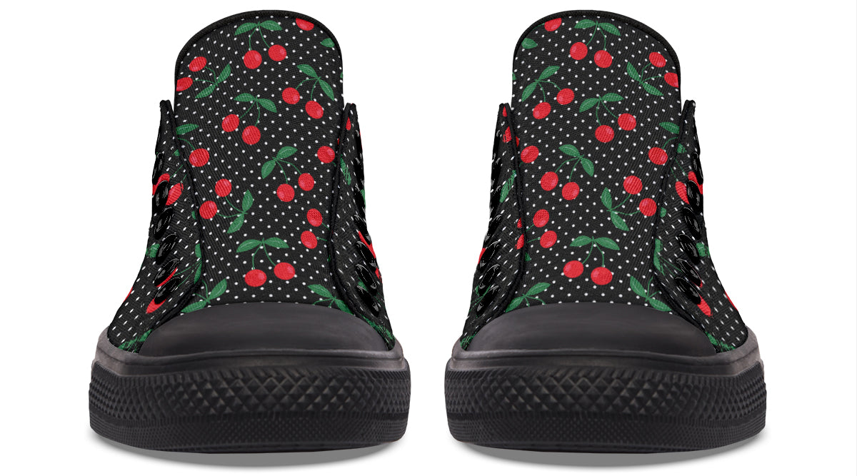 Cherries Low Tops (Wide)