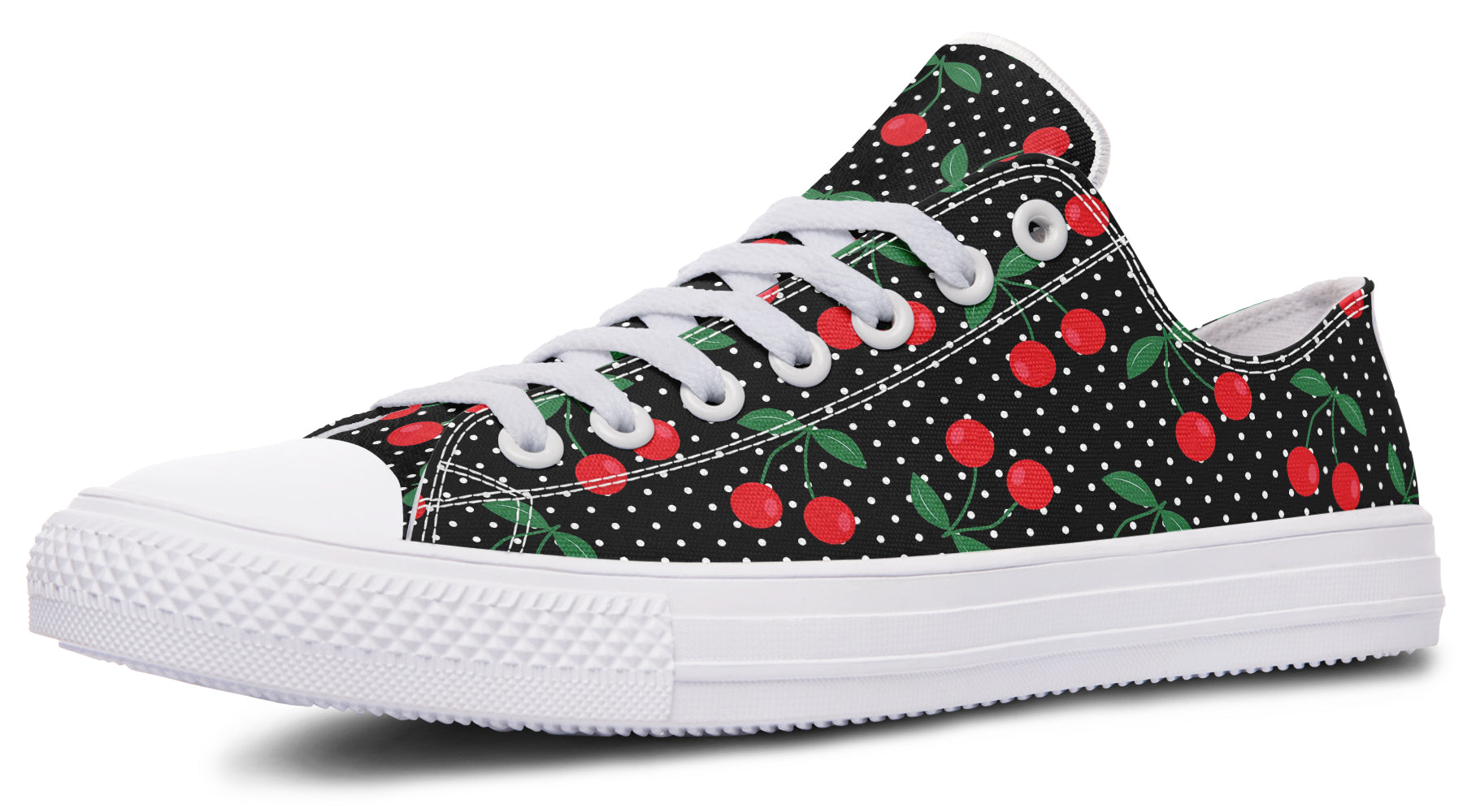 Cherries Low Tops (Wide)