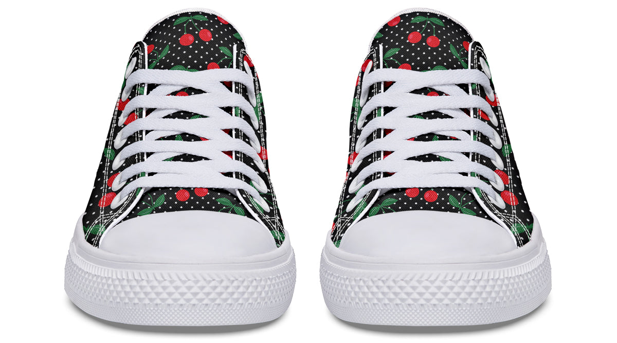 Cherries Low Tops (Wide)