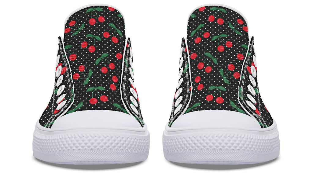 Cherries Low Tops (Wide)