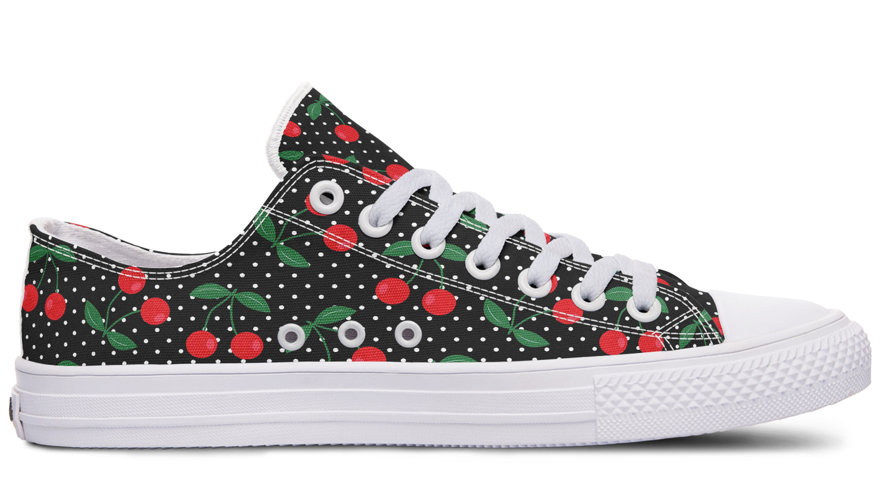 Cherries Low Tops (Wide)