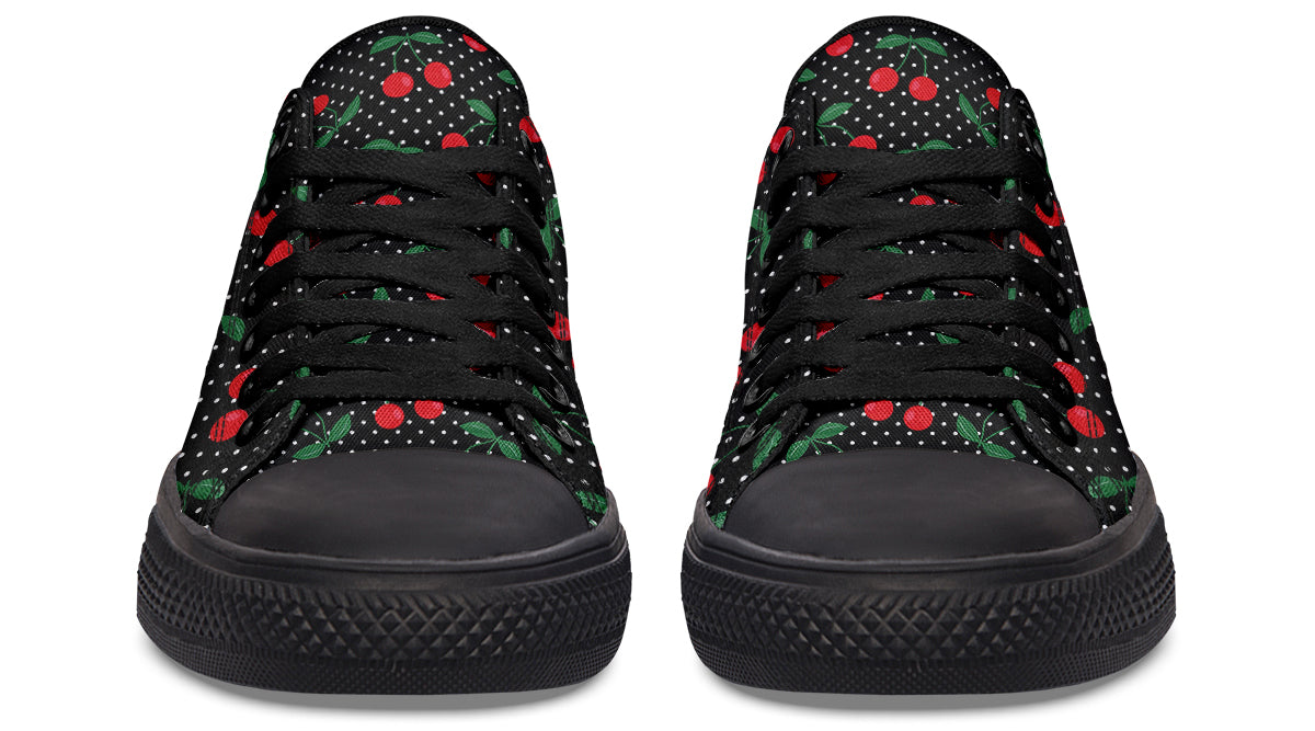 Cherries Low Tops - Offbeat Sweetie