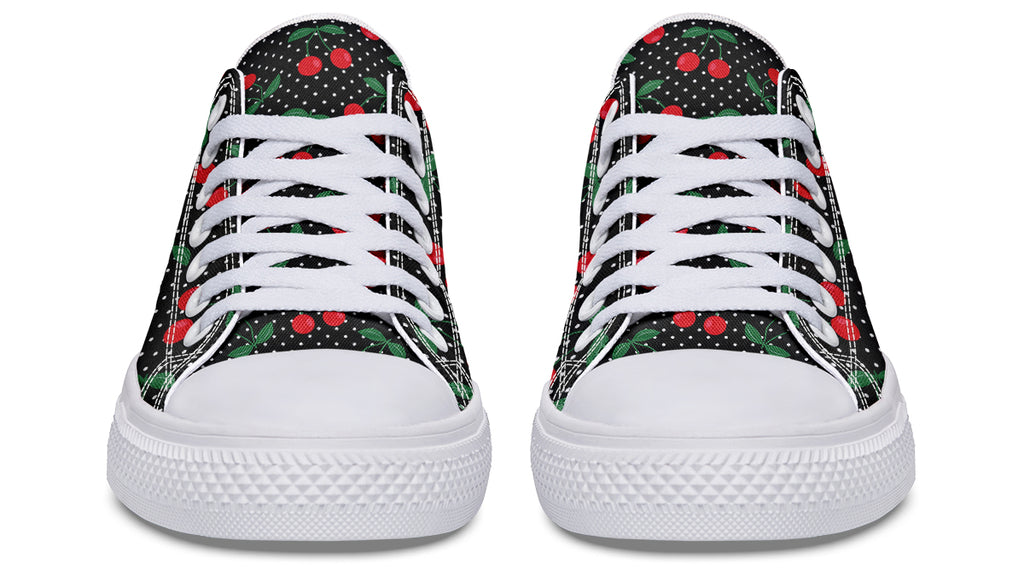 Cherries Low Tops - Offbeat Sweetie
