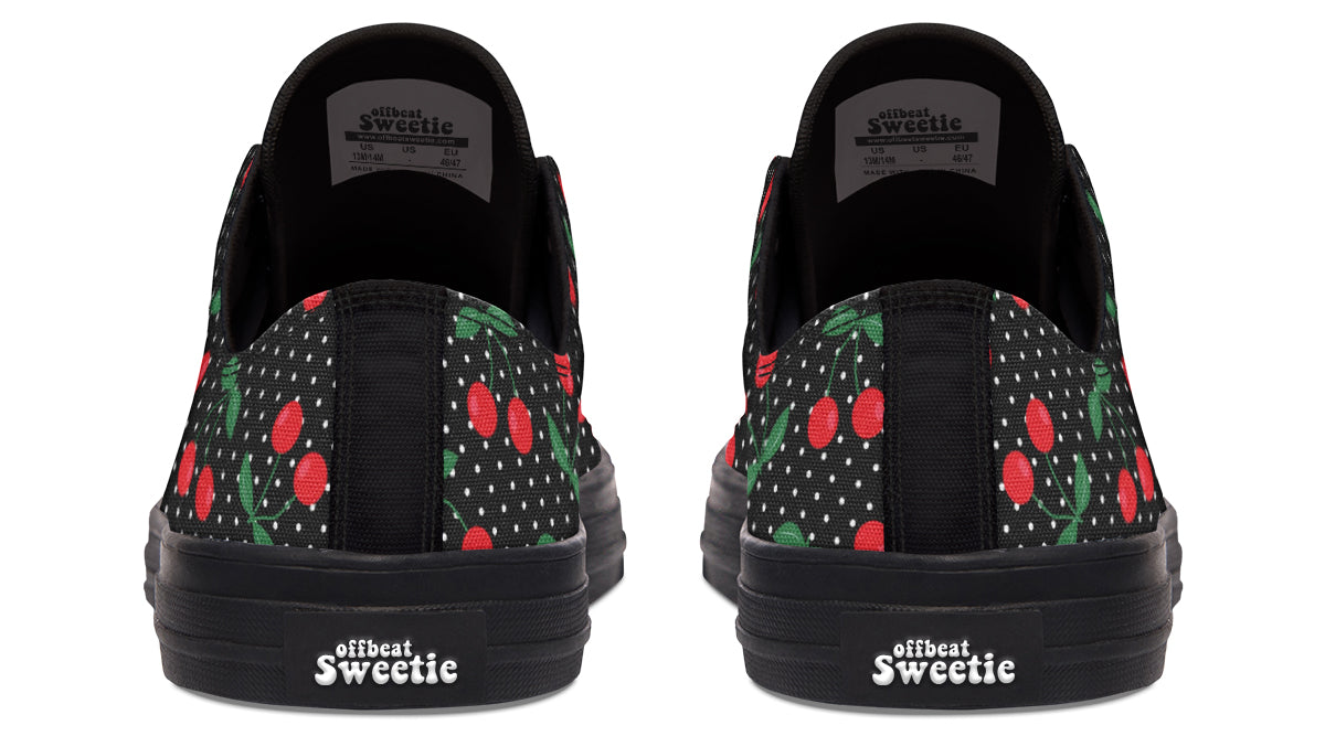 Cherries Low Tops - Offbeat Sweetie