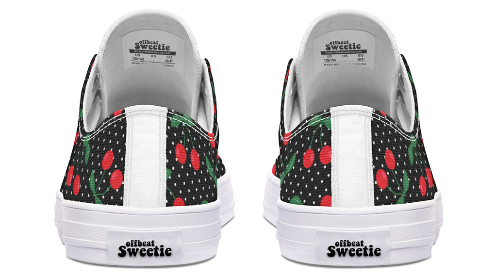 Cherries Low Tops - Offbeat Sweetie