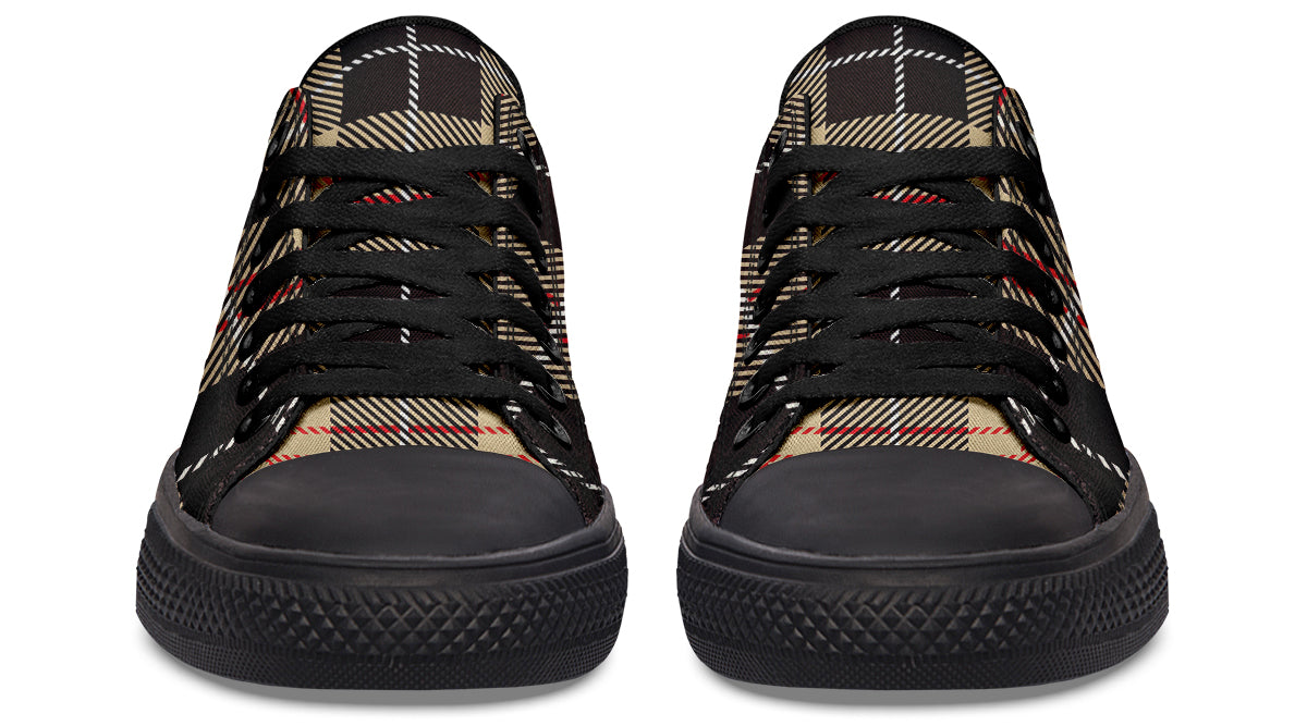 Choco Mocha Plaid Low Tops