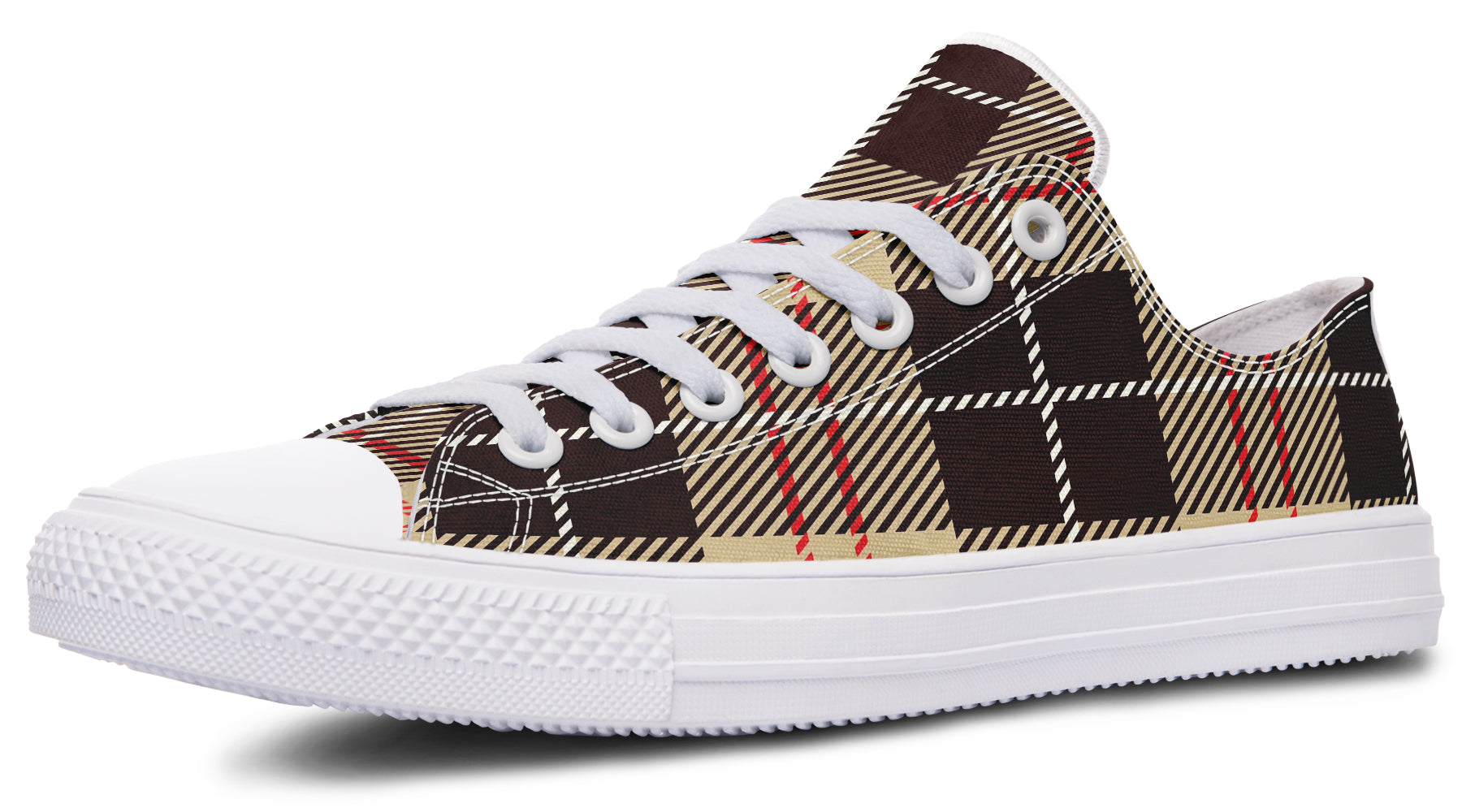 Choco Mocha Plaid Low Tops
