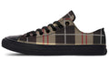 Choco Mocha Plaid Low Tops