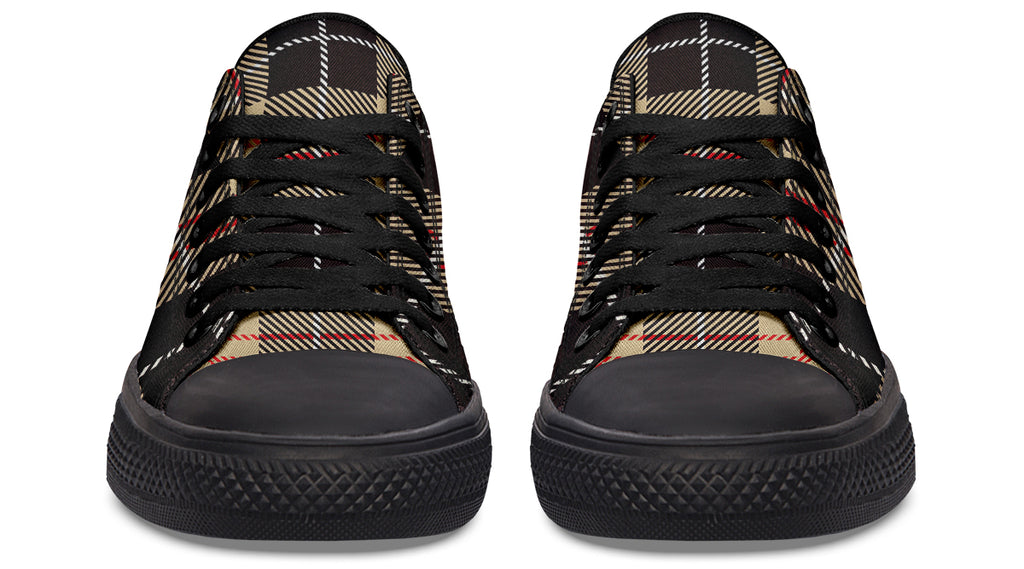Choco Mocha Plaid Low Tops (Wide)