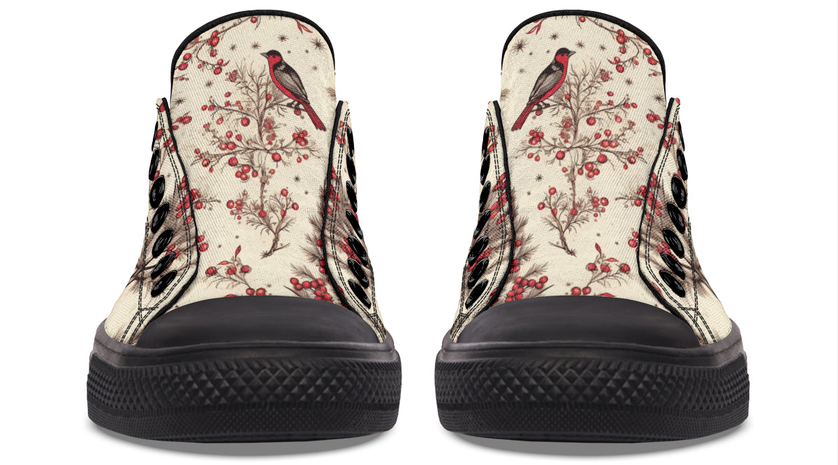 Christmas Birds Low Tops (Wide)