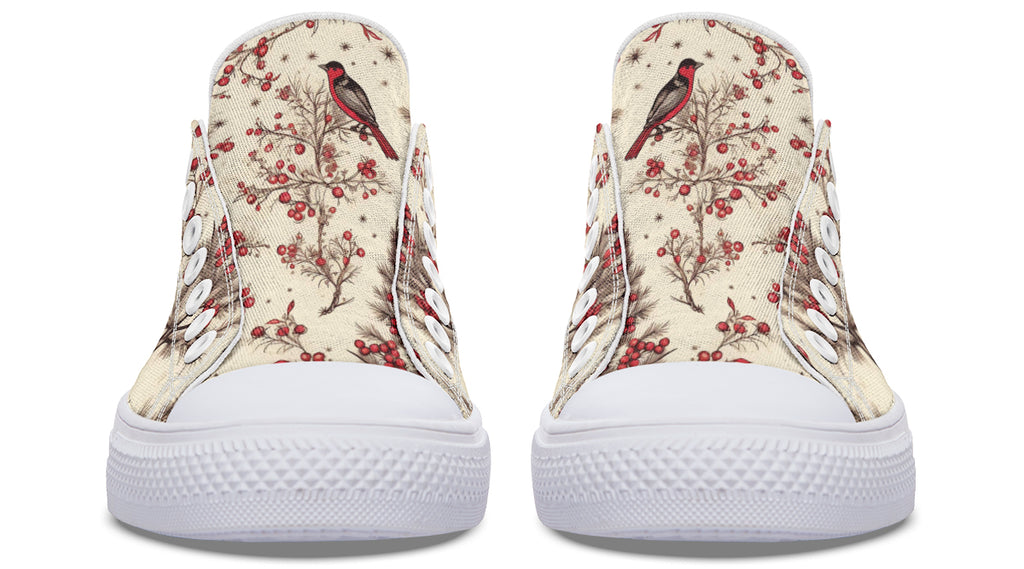 Christmas Birds Low Tops (Wide)
