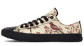 Christmas Birds Low Tops (Wide)