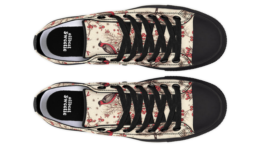 Christmas Birds Low Tops (Wide)