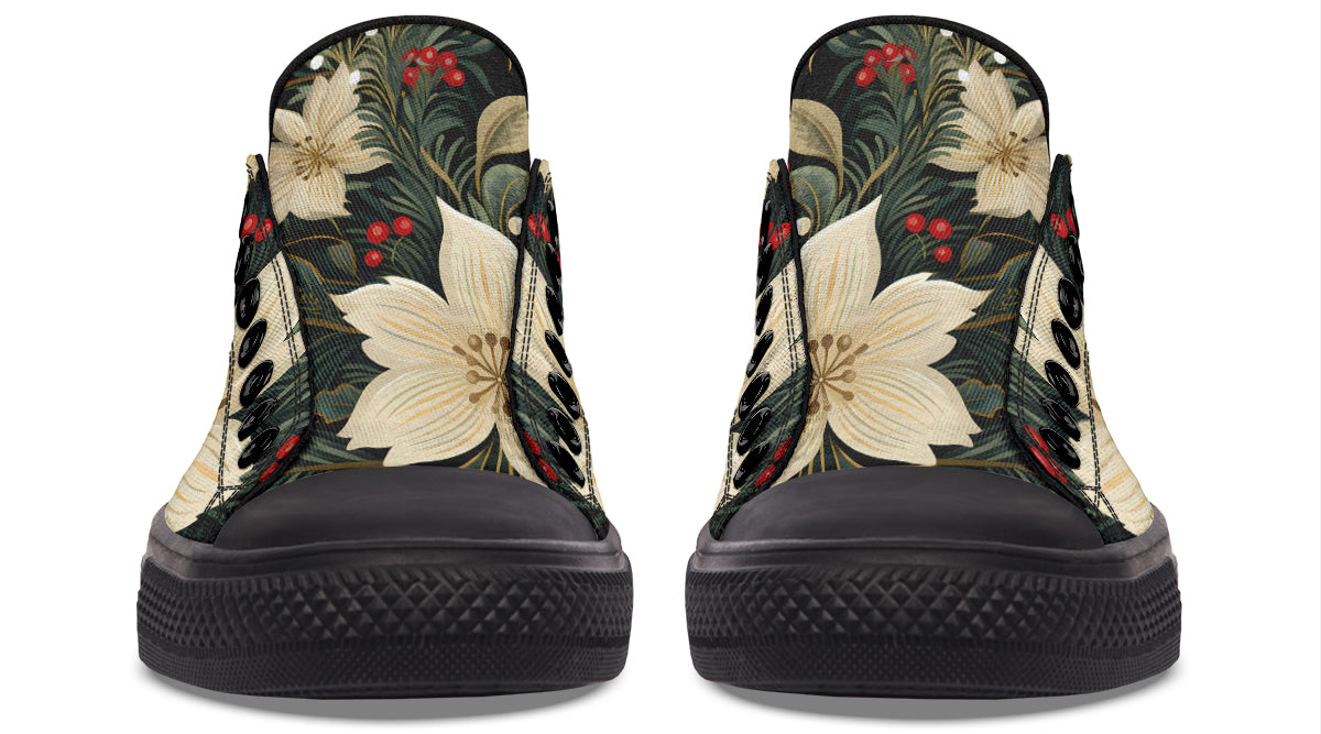 Christmas Flora Low Tops (Wide)