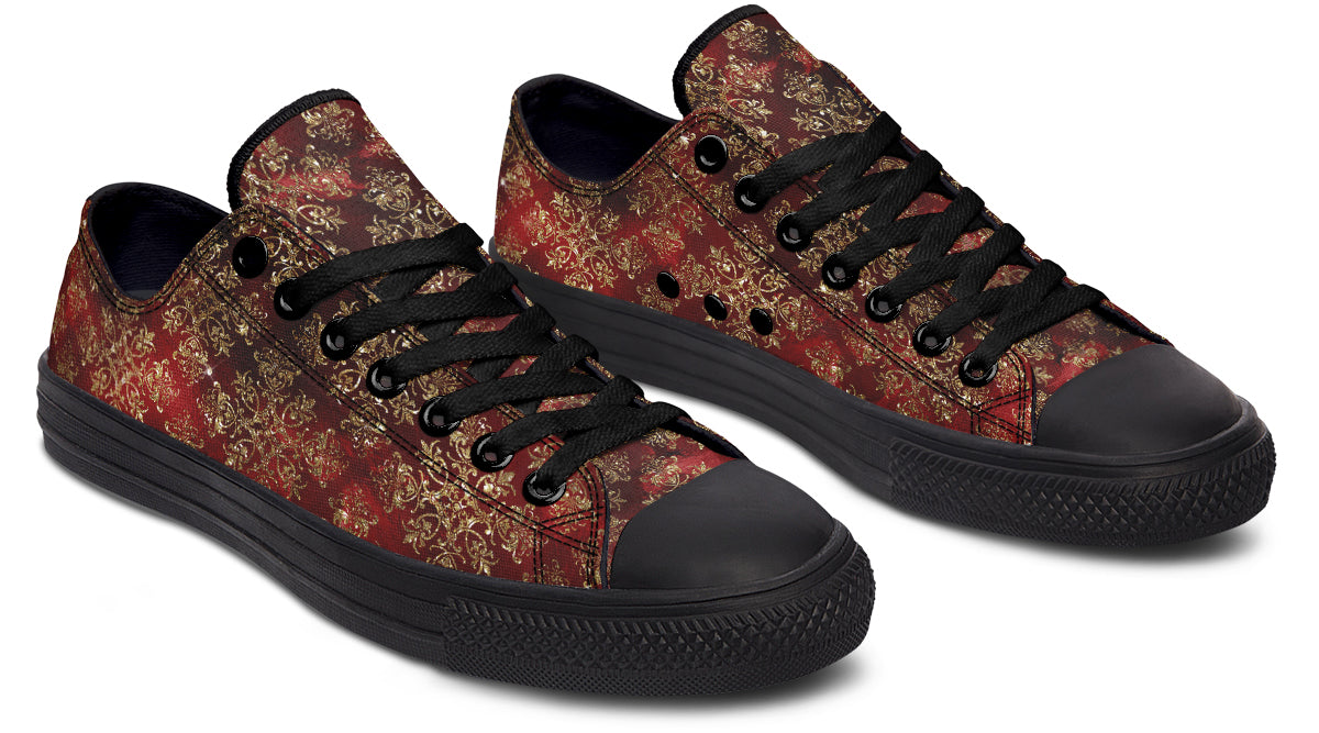 Christmas Wrapping Paper Low Tops (Wide)