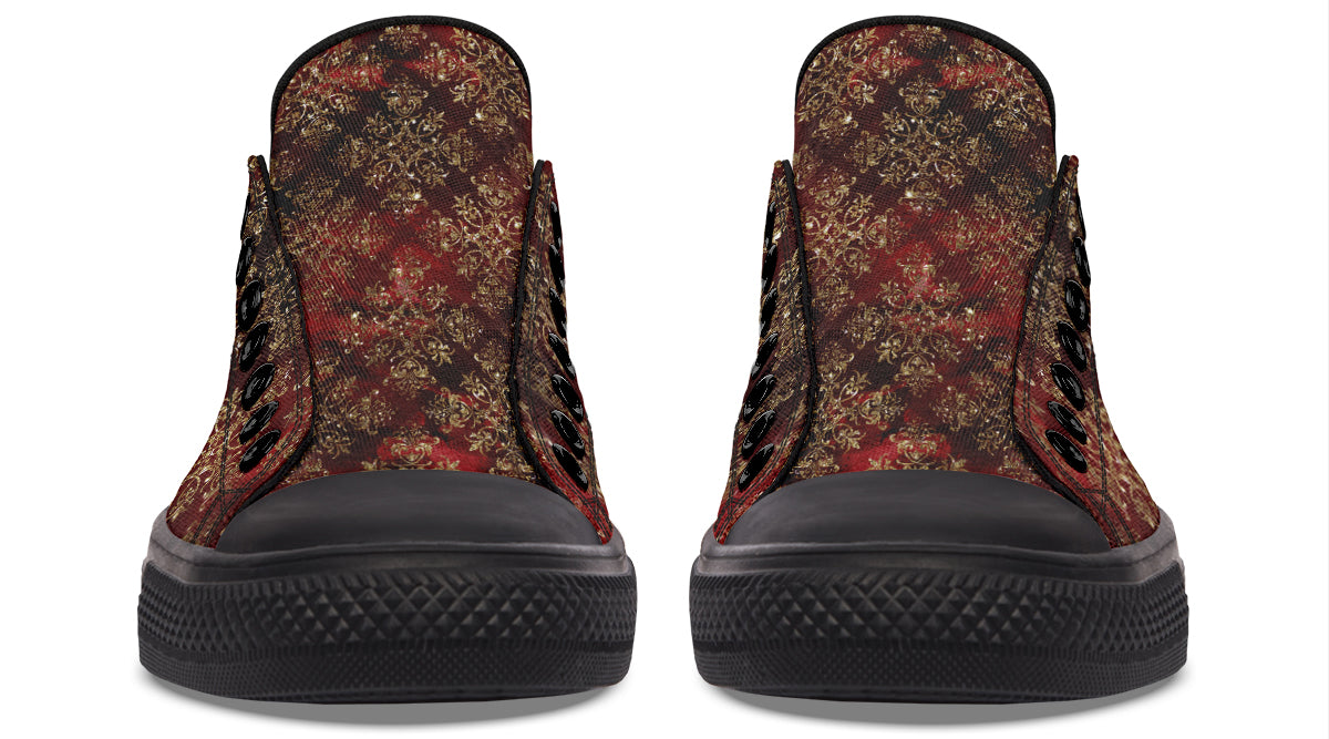 Christmas Wrapping Paper Low Tops (Wide)