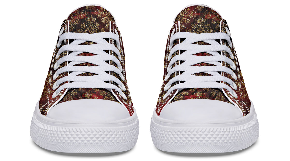 Christmas Wrapping Paper Low Tops (Wide)