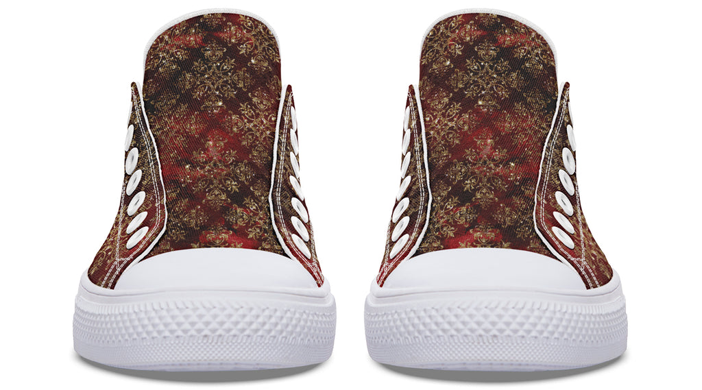 Christmas Wrapping Paper Low Tops (Wide)